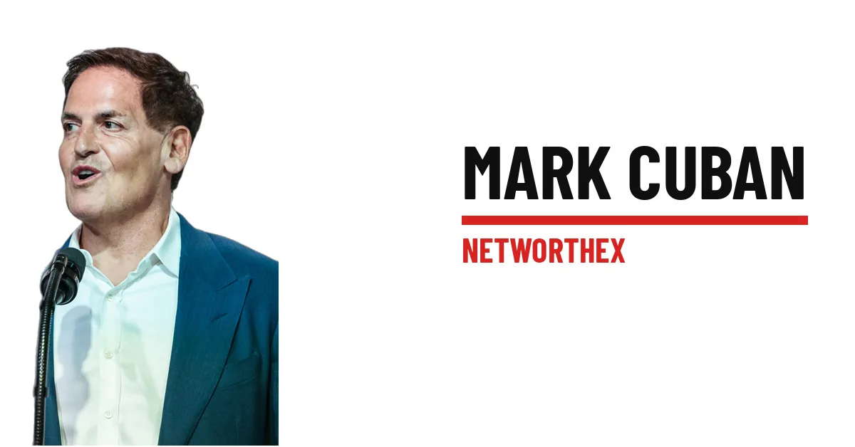 Mark Cuban Net Worth verified speech bubble audit