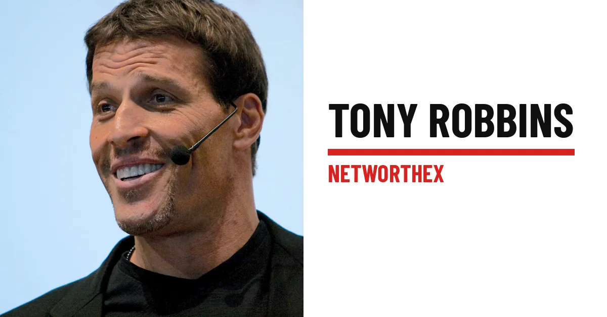 Tony Robbins Net Worth verified speech bubble audit